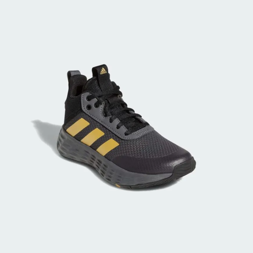 Adidas Ownthegame 2.0 Boys Basketball Shoes Grey/Black/Gold