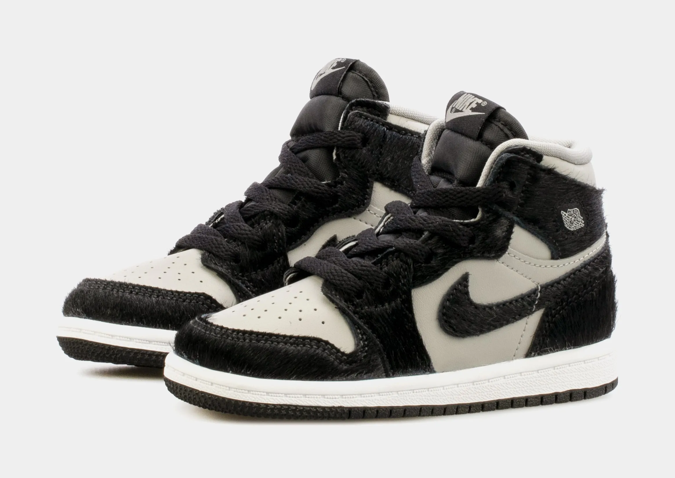 Air Jordan 1 High OG Twist 2.0 Infant Toddler Lifestyle Shoes (Grey/Black) Free Shipping