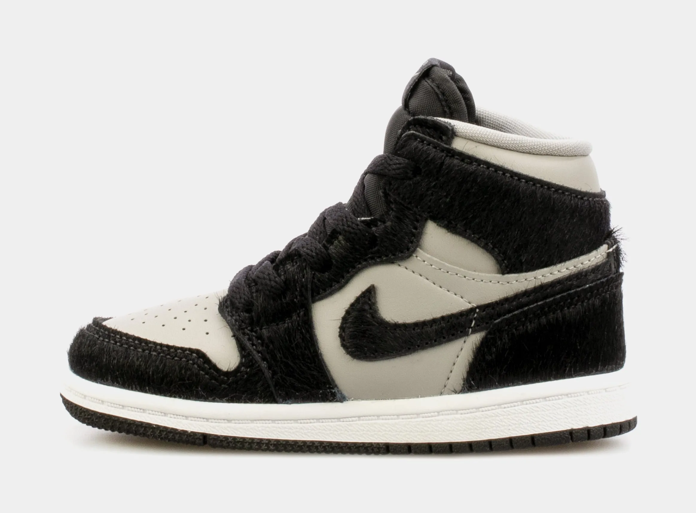 Air Jordan 1 High OG Twist 2.0 Infant Toddler Lifestyle Shoes (Grey/Black) Free Shipping