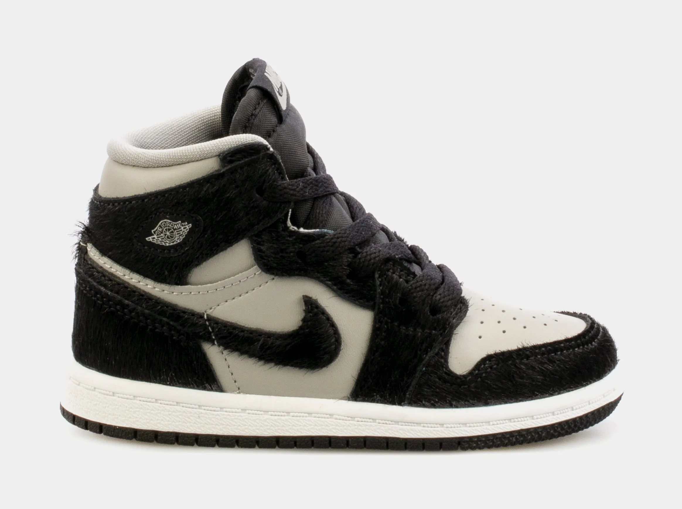 Air Jordan 1 High OG Twist 2.0 Infant Toddler Lifestyle Shoes (Grey/Black) Free Shipping