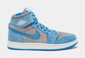 Air Jordan 1 Zoom CMFT 2 University Blue Mens Lifestyle Shoes (Grey/Blue)