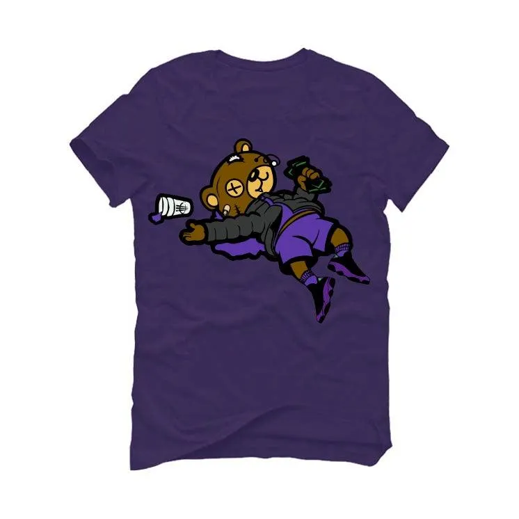 Air Jordan 13 “Court Purple” Purple T-Shirt (lean bear)