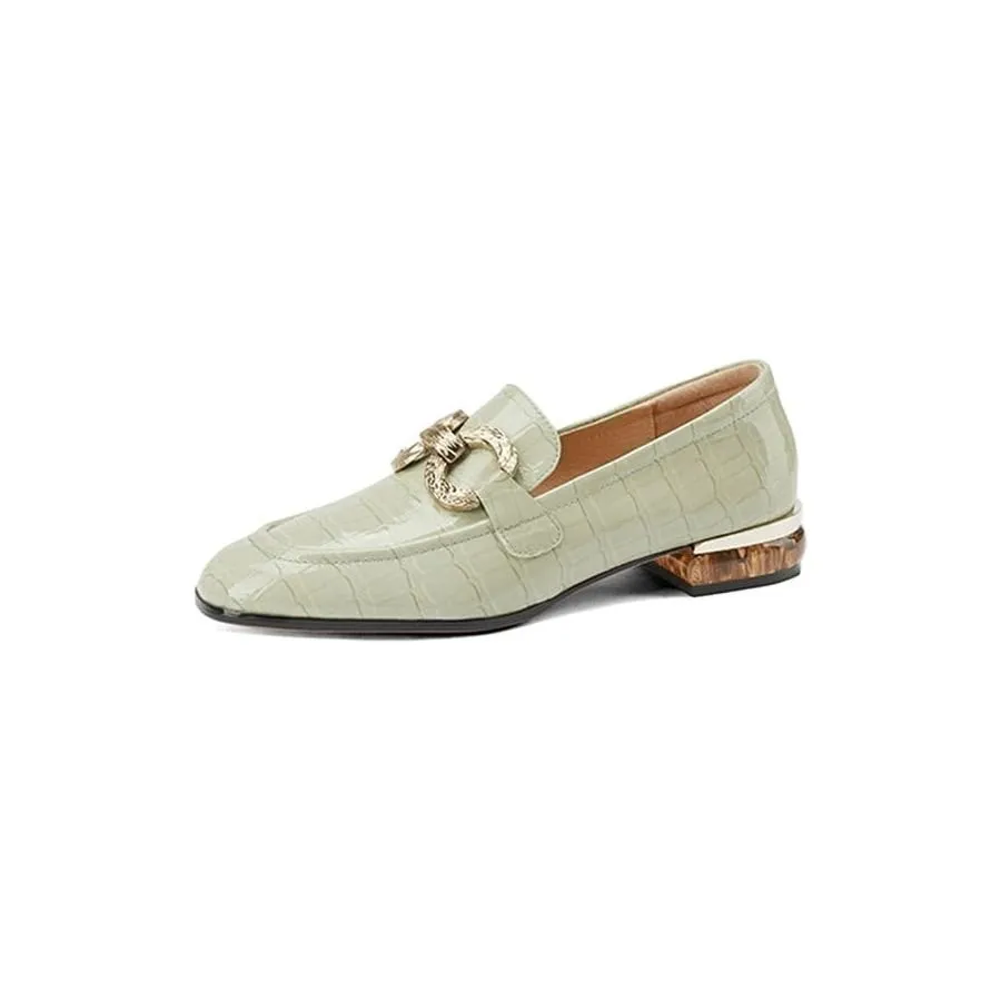 AlliGlam Slip-On Brogue Shoes