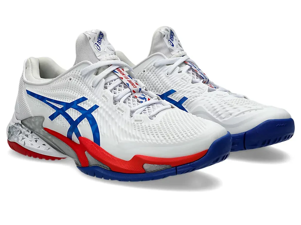 Asics Men's COURT FF 3 NOVAK  (White/ASICS Blue)