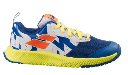 Babolat Pulsion Junior All Court Shoes [Blue/Yellow]