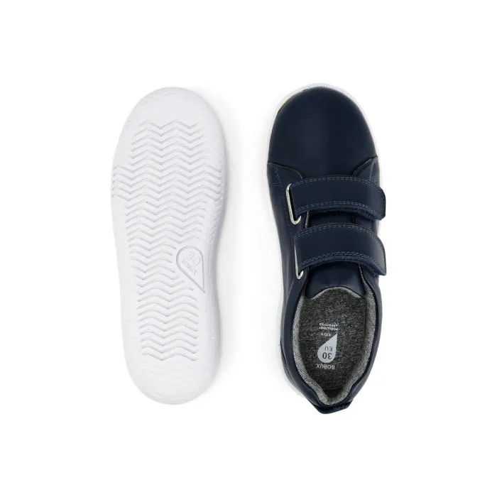 Bobux Kids   Plus Grass Court Navy Velcro Trainers 832449