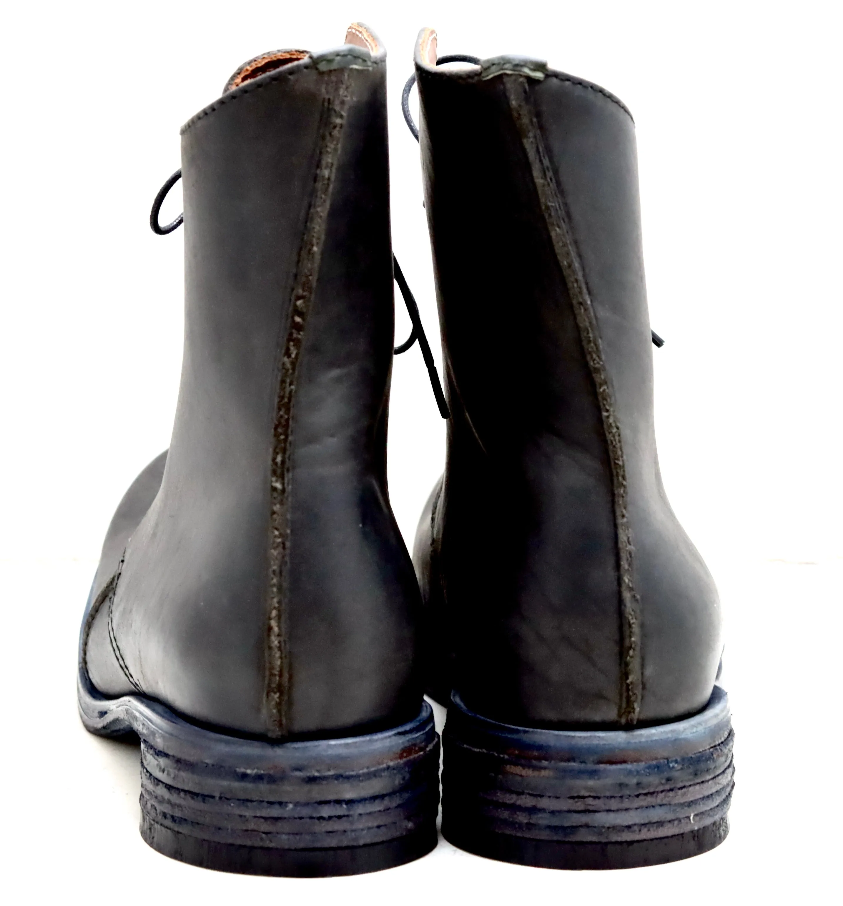 Derby Boot  | Black | waxy calf