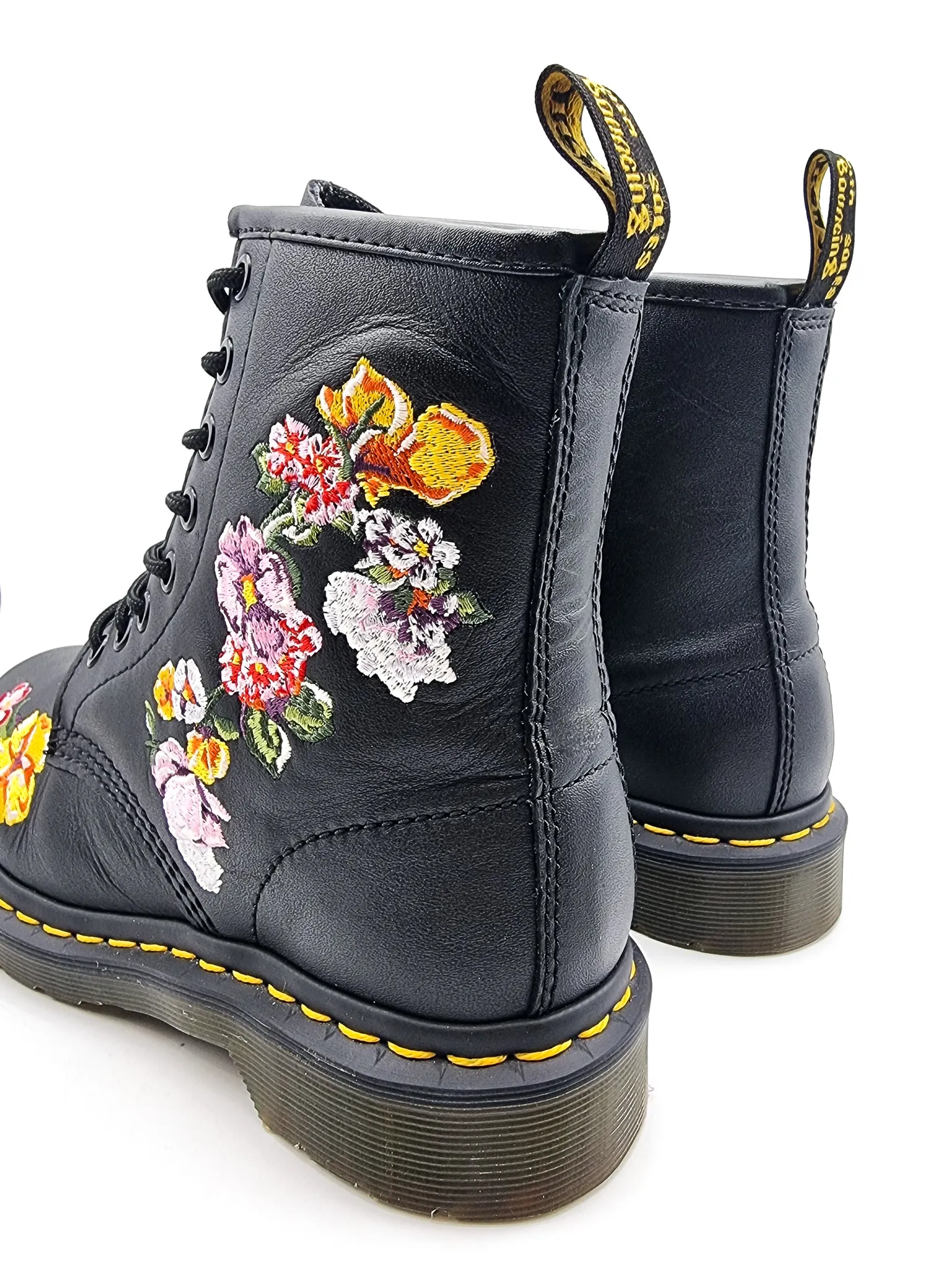 DR. MARTENS 1460 VONDA ROSE II YELLOW PINK