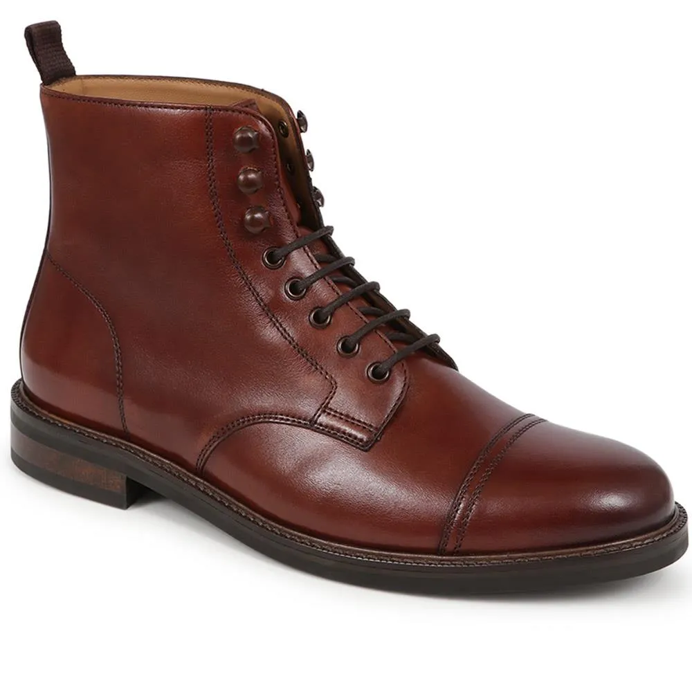 Finch Leather Lace-Up Boots - FINCH / 325 742