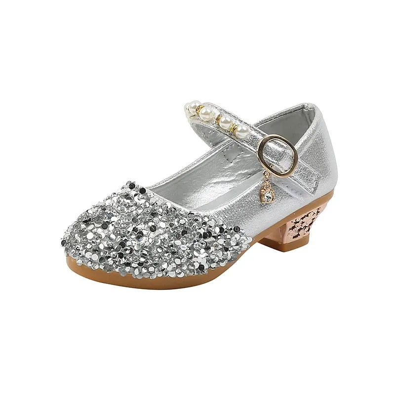 Girls Sequins Party Shoes