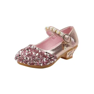 Girls Sequins Party Shoes