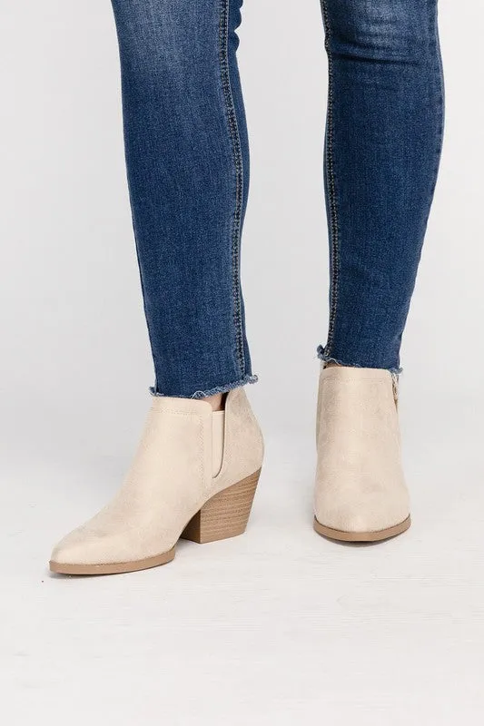 Gwen Suede Ankle Boots