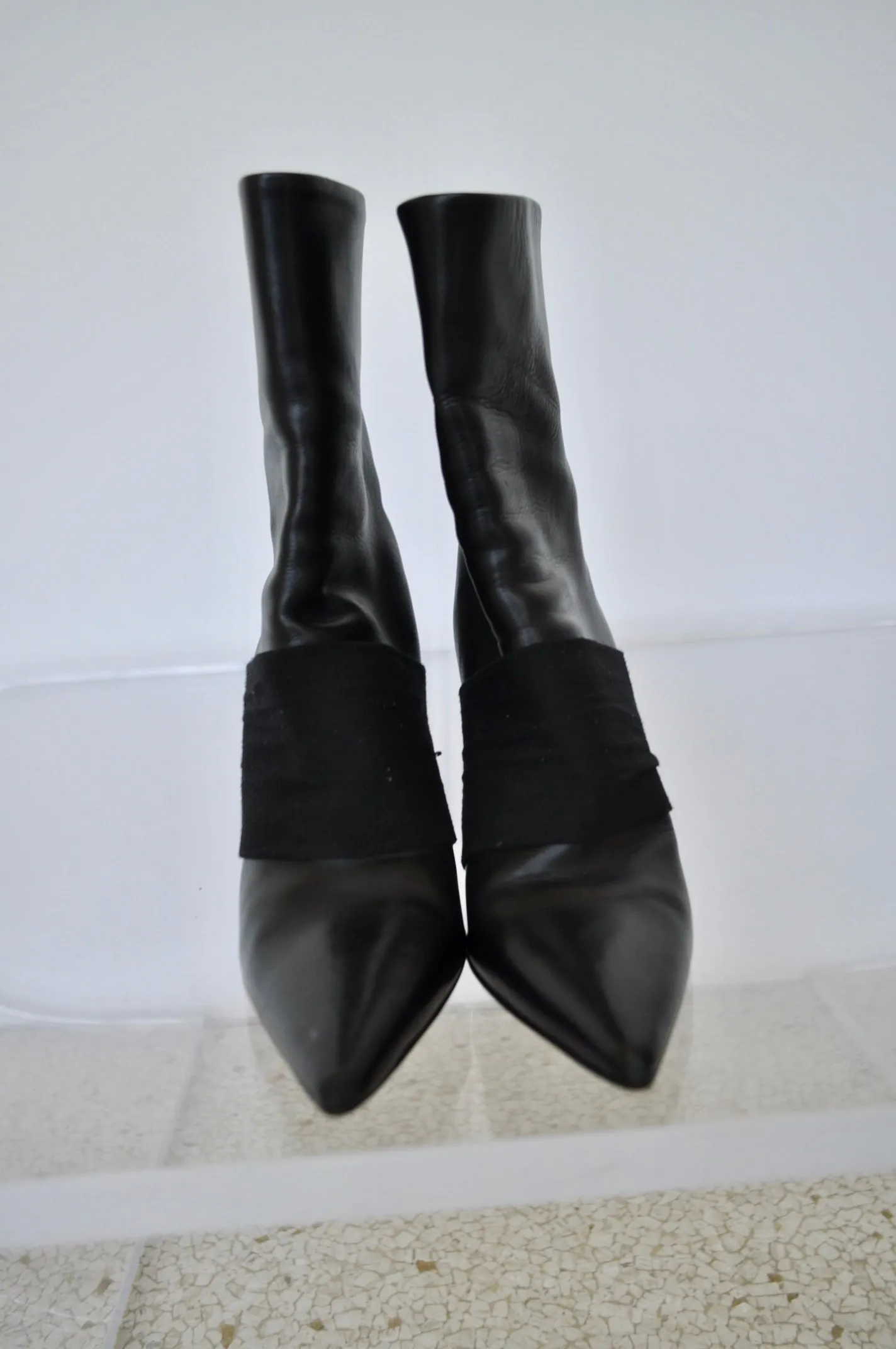 Helmut Lang boots with wrap 1995  SZ 37