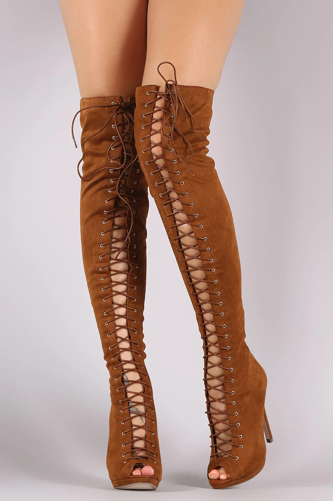 Jenni - Stiletto Heeled Over-The-Knee Boots