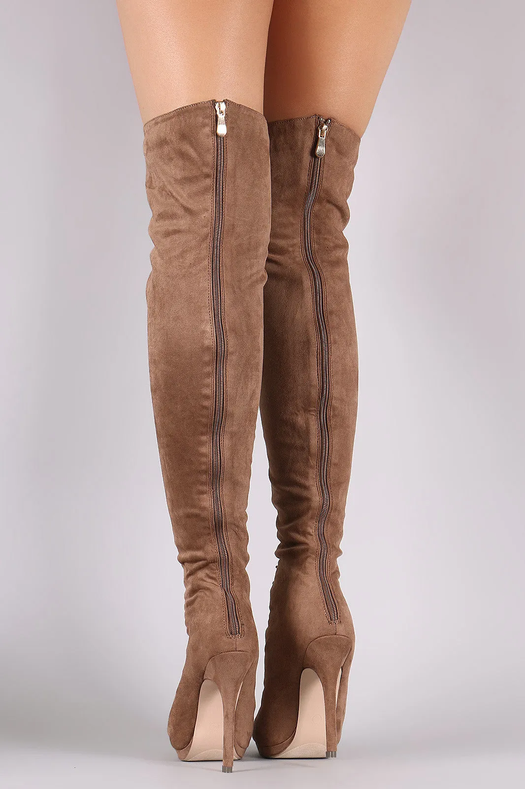 Jenni - Stiletto Heeled Over-The-Knee Boots