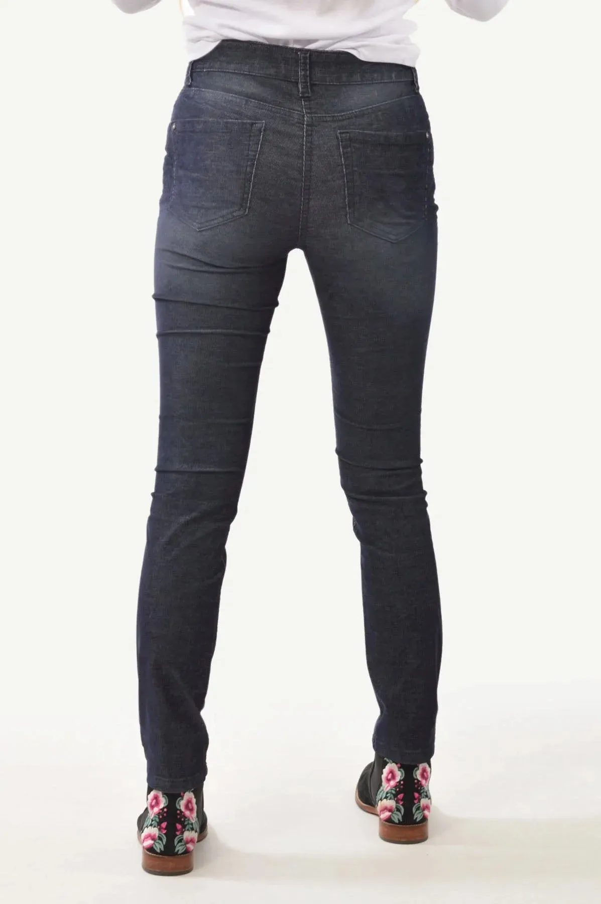 Needlecord Slim Leg Jeans