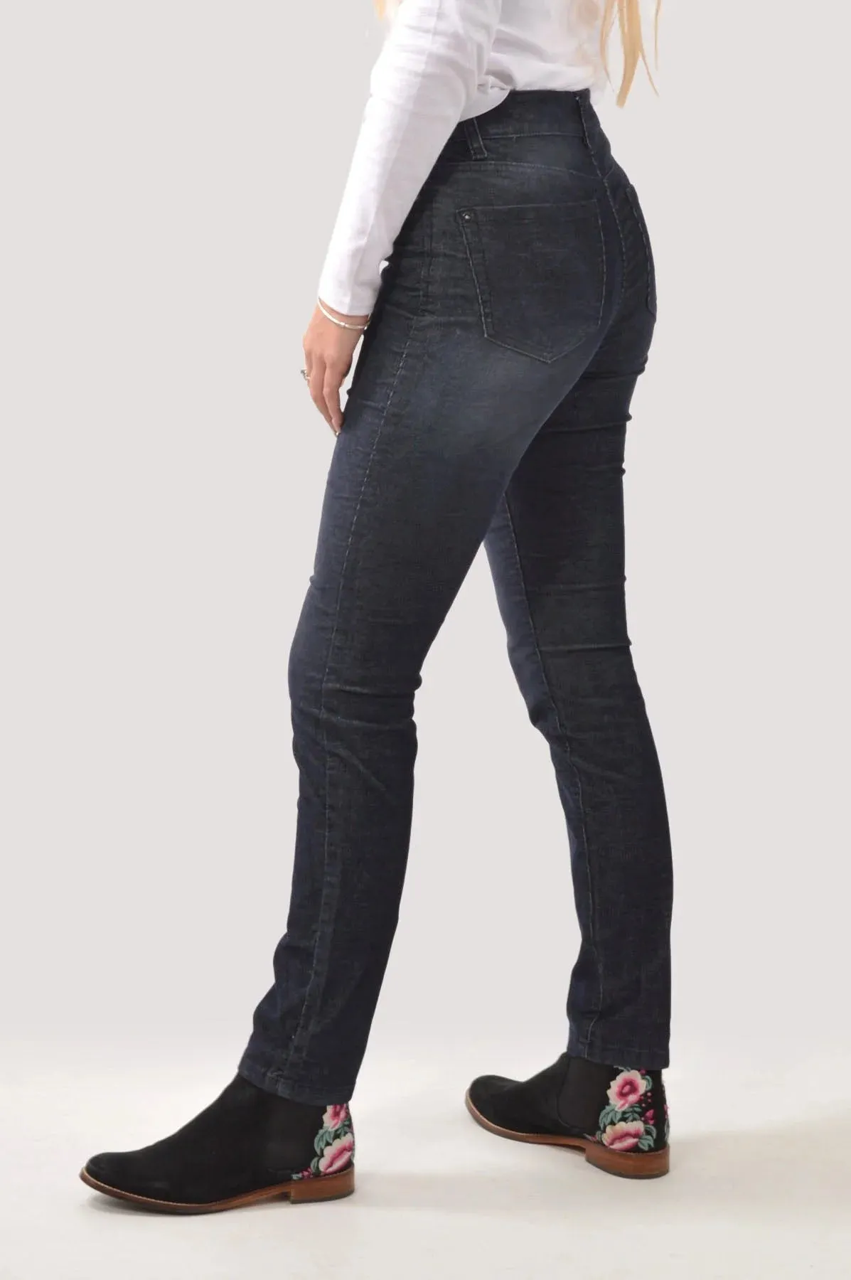 Needlecord Slim Leg Jeans