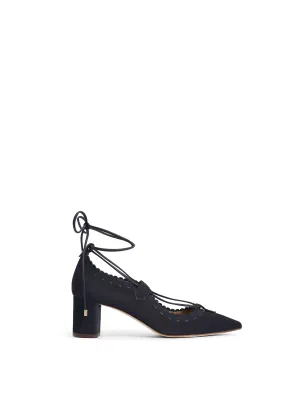 Pembridge Mid Heel - Navy