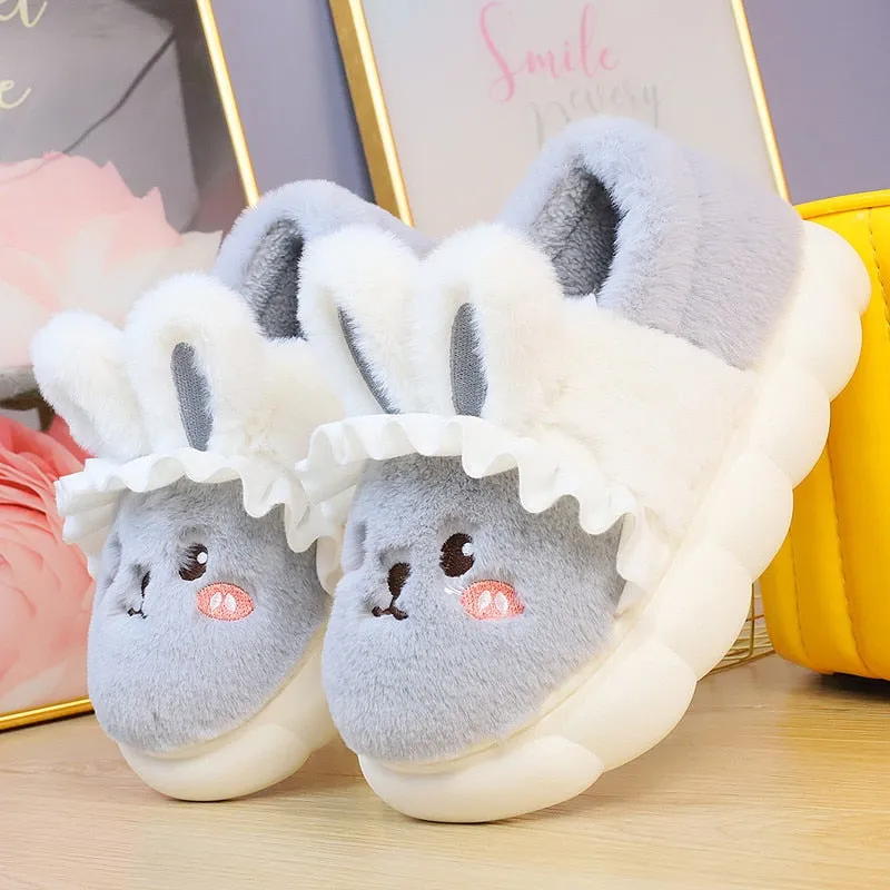 Plush Bunny Platform Slides