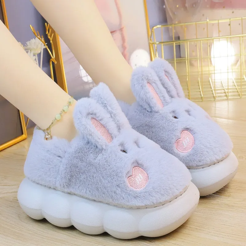 Plush Bunny Platform Slides