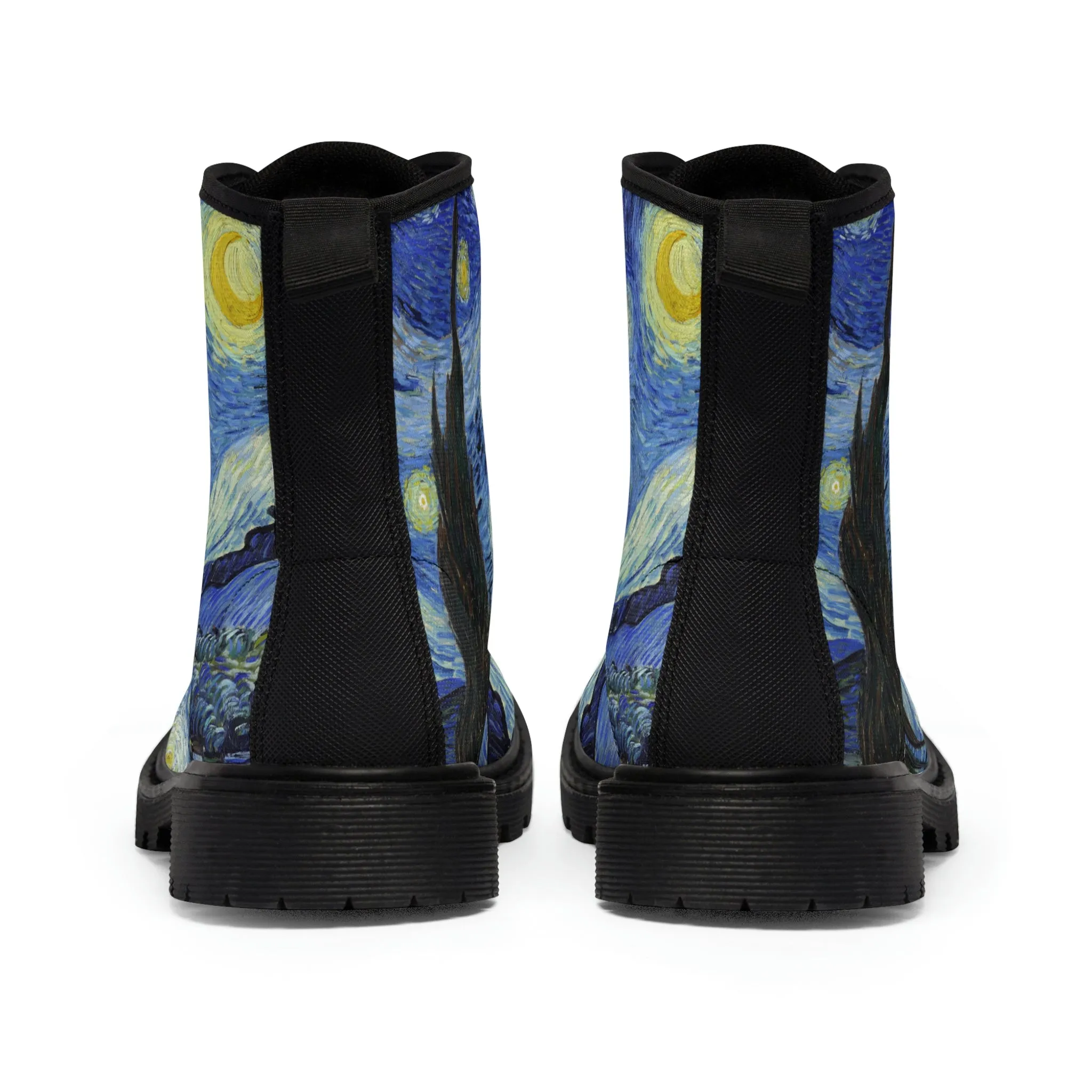 Starry Night Women's Canvas Boots