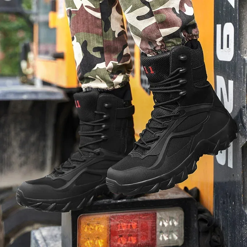 TEEK - Mens Tactical Boots Field Man Boots