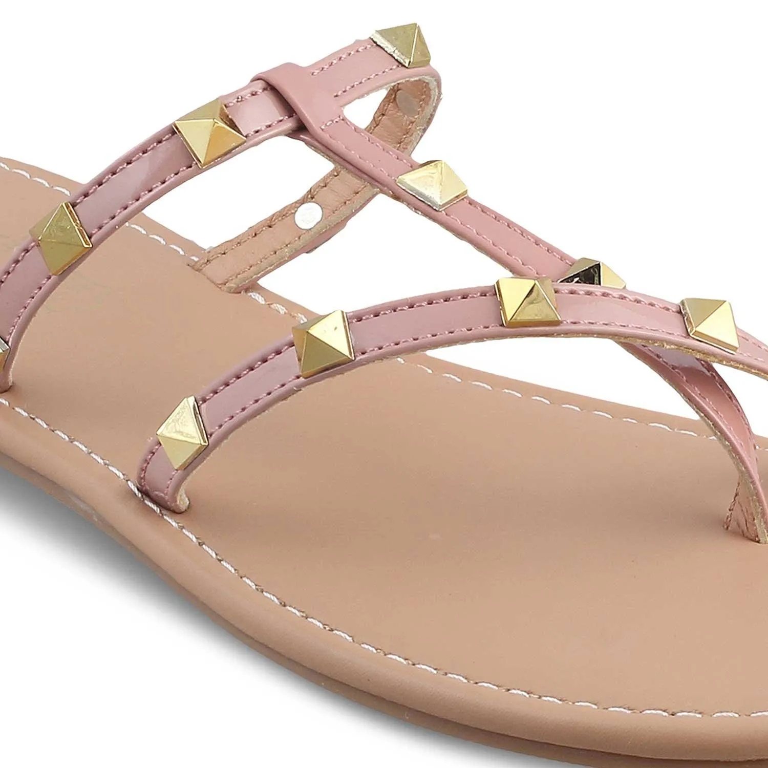 The Astud Pink Women's Casual Flats Tresmode