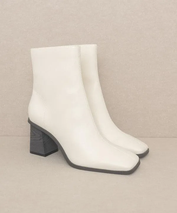 Vera Square Toe Ankle Boots