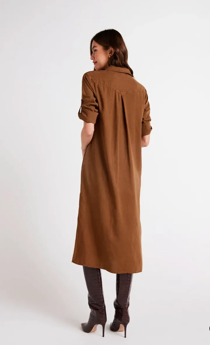 Western Yoke Duster Dress